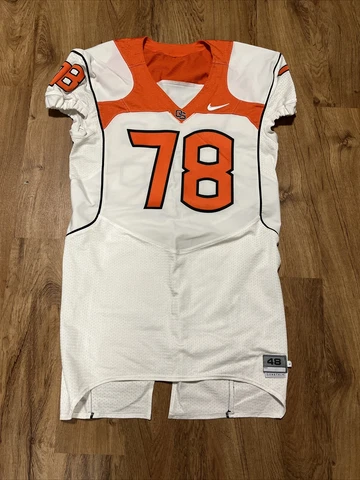 Oregon State Beavers GAME Issued jersey! #78 size 48 2007 Brennan Olander Cover