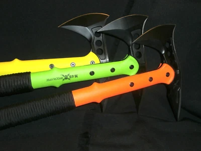 CUBIERTOS UNIDOS M48 HACHA TÁCTICA ZOMBIE VERDE APOCALIPSIS TÁCTICO TOMAHAWK Foto 1 de 4