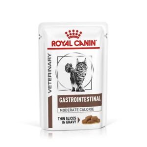 Royal Canin Veterinary Diet Gastro Intestinal Wet Moderate Calorie Cat 12 x 85g