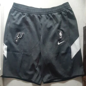 Nike NBA Authentics Engineered San Antonio Spurs Shorts 2XL Gray Black - Picture 1 of 9