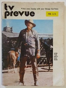 JAMES ARNESS How The West Was Won Regional Chicago TV Prevue guide Feb 6 1977 - Picture 1 of 3