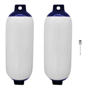 2PCS Inflatable Boat  PVC Boat Anchor  Buoy Yacht Fenders UV  Ribbed Bumper3186 - Imagen 1 de 8