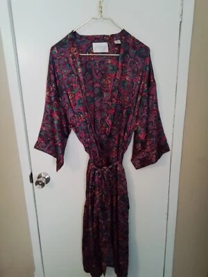 Lord & Taylor Bata Paisley Mujer, Talla Mediana, Colorido Tacto Sedoso Foto 1 de 3