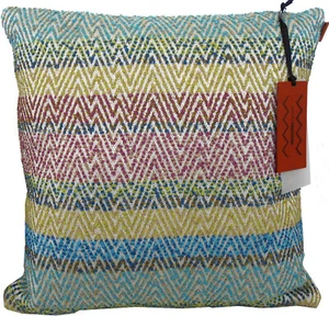 MISSONI HOME HEAVY upholstery IN-OUTDOOR PILLOW COVER  16x16" VILUFUSHI LIM EDIT - Picture 1 of 6