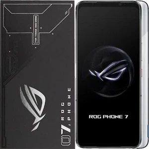 Asus ROG Phone 7 5G Storm White 256GB + 12GB Dual-SIM Unlocked OEM NEW - Afbeelding 1 van 5