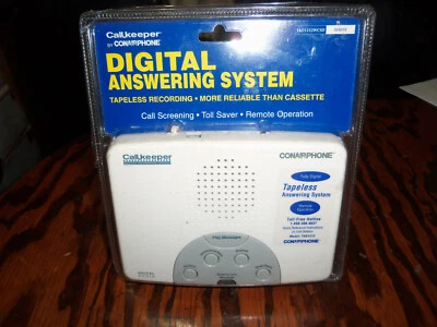 Call.keeper by CONAIRPHONE Digital Answering Machine TAD1212W White   - Image 1 of 2
