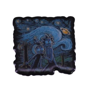 Rick And Morty Sternennacht Vincent Van Gogh Metall Pin Anstecker Gough 1,2" W - Bild 1 von 4