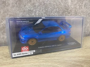LE 60th Rare Kyosho MINI-Z Racer Body SUBARU IMPREZA 22B-STi Chrome BLUE F/S JP - Picture 1 of 8