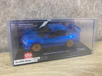 LE 60th Rare Kyosho MINI-Z Racer Body SUBARU IMPREZA 22B-STi Chrome BLUE F/S JP - Image 1 of 4