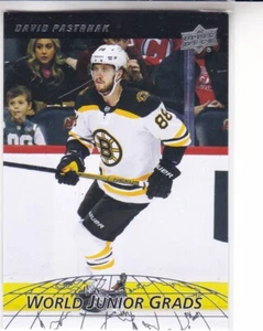 DAVID PASTRNAK 2022-23 UPPER DECK 2 WORLD JUNIOR GRADS INSERT #WG-4 BRUINS - Bild 1 von 1