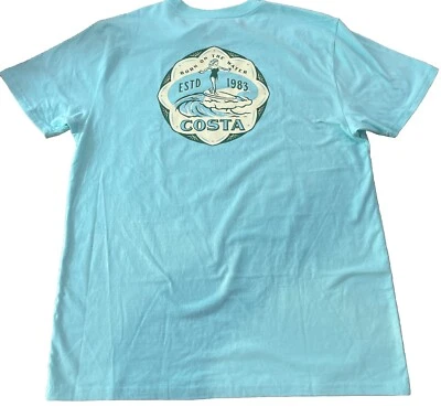 Camiseta grande Costa Born on the Water Chill 100 % algodón ¡Nueva con etiquetas! Foto 1 de 4