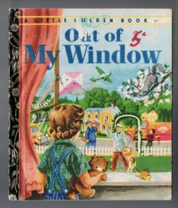 LITTLE GOLDEN BOOK ,OUT OF MY WINDOW - Foto 1 di 1