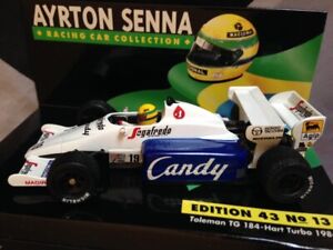 L.A.N.G (Minichamps) 1:43 Toleman TG184-Hart Turbo Ayrton Senna 1984