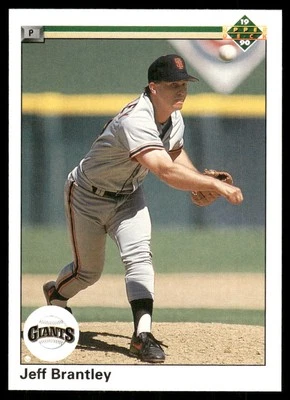 1990 Upper Deck #358 Jeff Brantley San Francisco Giants Baseball Card - Image 1 of 2