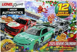 Lionel Racing 2025 Advent Calendar 12 Days of Surprises 1:64 Diecast Cars New - Picture 1 of 6