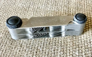 British Whitworth BSW & Metric Pitch Measure Thread Gauge 52 Blades - Picture 1 of 4