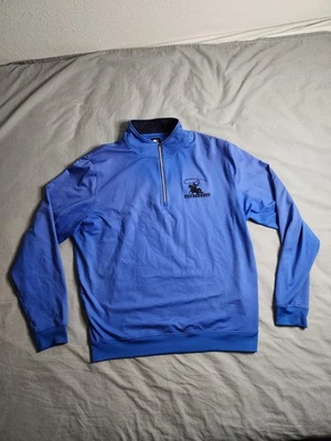 Footjoy Pullover Mens Size Large Ocean Blue 1/4 Zip Golf Lightweight Preppy NEW - Image 1 of 4