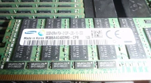 LOT of 251-Samsung 32GB DDR4 2133Hz LRDIMM-M386A4G40DM0-Dell MMRR9 - Picture 1 of 1