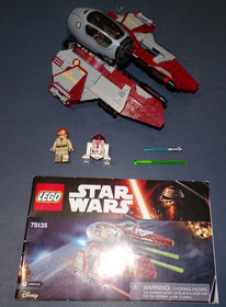 Lego Set Number 75135, Obi-Wan's Jedi Interceptor, Used, Complete