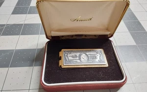 Anson Boxed Ben Franklin $100 Dollar Bill Money Clip - Picture 1 of 2