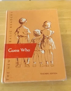 Neu Basic Leser Lehrer Ausgabe GUESS WHO 1951 Dick & Jane früher Leser - Bild 1 von 10