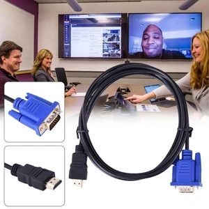 HDTV to VGA Converter Cable HDTV to VGA Support Full 1080P Converter HDTV Input - Afbeelding 1 van 10