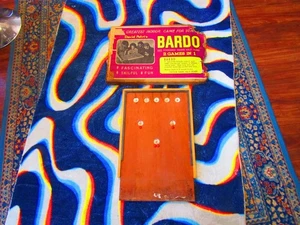 Vintage Wooden BARDO Shove ha'penny Half Penny Game in Original Box - Picture 1 of 10