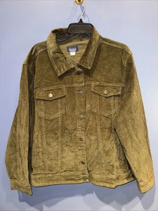 Damen 2x grüne Cord Stretch Jacke, Vintage Basic Edition Kmart Neu mit Etikett - Bild 1 von 4