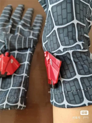 Fantasia Cosplay Luvas Decorativas Black Venom Amazing Spider-Man Cos Web Shooter - Imagem 1 de 4