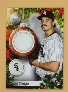 2025 Topps Holiday Drew Thorpe RC Player Relics #PRDT Chicago White Sox - Bild 1 von 2