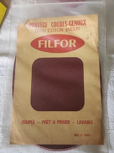 coudes et genoux patches renforts protége vintage ancien rouge filfor - Bild 1 von 2