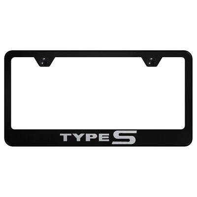Marco de matrícula de acero inoxidable con logotipo grabado láser Acura Type-S Foto 1 de 3