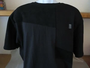 New Men's Makobi Black Shirt Paneled Stunning metal Doberman Logo Size 2XL - Picture 1 of 4