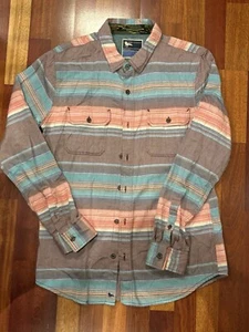 Modern Amusement shirt men's Button Up Long Sleeve Size Medium ๐ฏ % Cotton - Picture 1 of 5