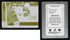 2006-07 Upper Deck Printing Plate Yellow 1/1 Pierre Turgeon #50 HOF