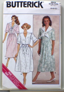 Butterick 3624 Pattern - Misses' dress with variations in sizes 6-10 - Picture 1 of 3