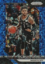 2018-19 Panini Prizm Basketball Fast Break Blue #248 D'Angelo Russell /175