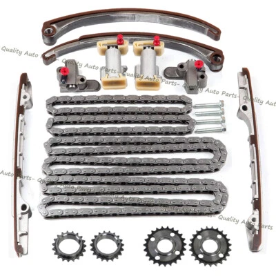 Fits JAGUAR AJV8 TIMING CHAIN KIT 4.0 4.2 V8 XK8 S-TYPE V8 XJ8 X308 X350 NBW - Image 1 of 4