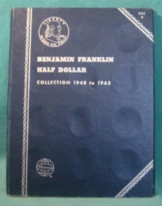 Whitman Coin Folder/Album #9032-Franklin Half Dollar-NO COINS - Picture 1 of 4