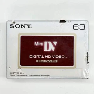 Neu Sony MiniDV Digital Video Cassette DVM63 - Bild 1 von 2