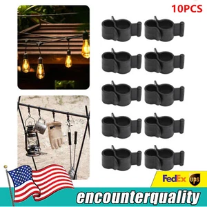 10PCS Camping Awning Hooks Rv Tent Hangers Light Hangers For Caravan Campers - Picture 1 of 9