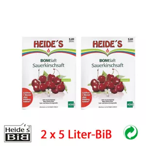 BOMSaft Sauerkirsche naturbelassen, 2 x 5 Liter-BiB - 2er-Pack - Bild 1 von 5