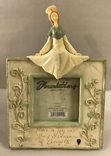 Foundations Angel Figure Photo Picture Frame Enesco Home Decor 3 X 3 Gift Avon