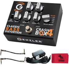 Genzler Amplification Crash Box 4 Pedal w/ Power Supply, Patch Cables & Cloth for sale