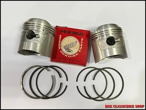 Genuine Honda 175 CD175 CA175 CB175 CL175 SL175 Piston & Rings Set 0.75 NOS - Picture 1 of 9