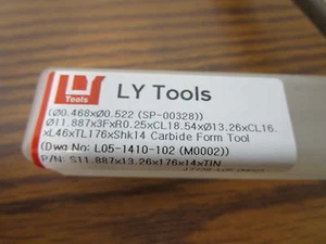 LY Tools Extended Length Step End Mill,7" OA,3 Flute,0.468 & 0.522 Carbide - Picture 1 of 3