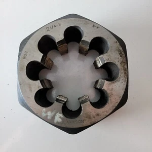Tuerca de troquel 2 1/4" x 8 TPI Whitworth Form (WF) HSS - Clarkson - Imagen 1 de 7