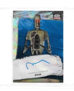 Star Wars Chrome Galaxy 2022 - Selección de tarjetas autógrafas casi nuevo Topps - Imagen 1 de 2