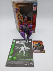 Hasbro Transformers Kingdom War for Cybertron Trilogy: PREDACON SCORPONOK 2021 - Picture 1 of 14
