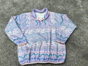 Vintage Women’s Footlocker Fleece Pullover Purple Size Small - Picture 1 of 6